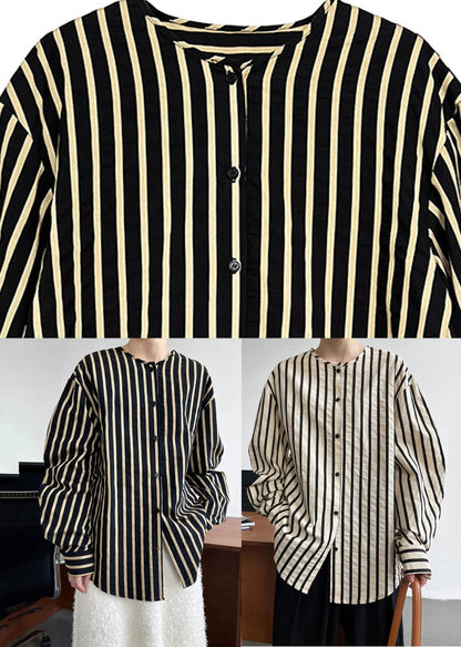 Black O-neck Patchwork Cozy Top Fall
