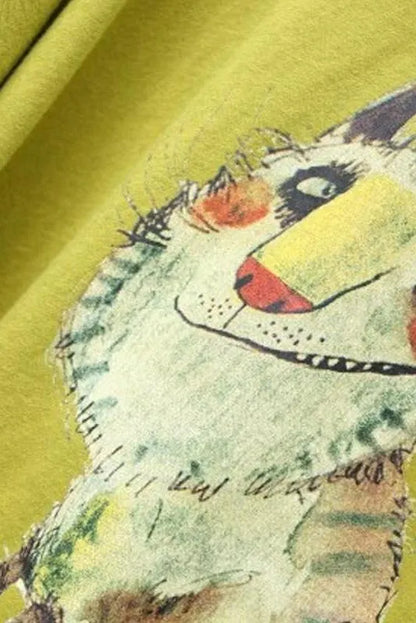 Limited Stock- Animal Printed Loose T-shirt