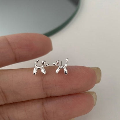 [] Balloon Dog Stud Earrings