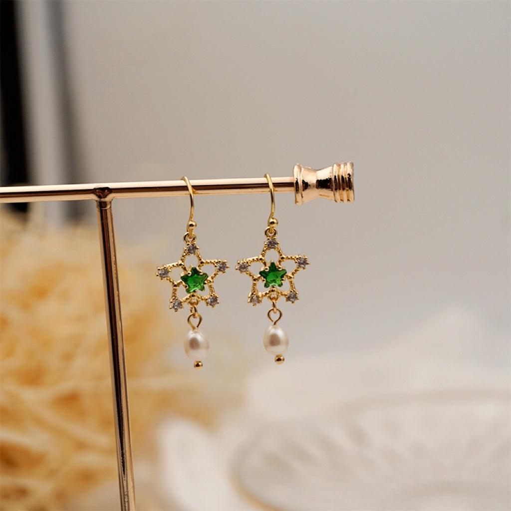 Emerald Baroque Earrings (3 Styles)