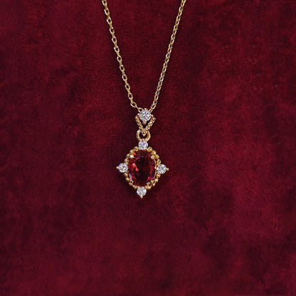 Baroque Ruby Necklace