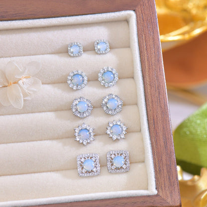 Baroque Stud Earrings - Sierra