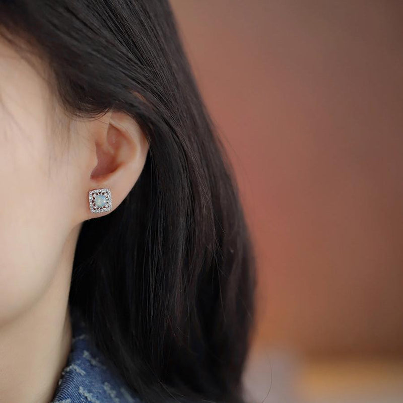 Baroque Stud Earrings - Sierra