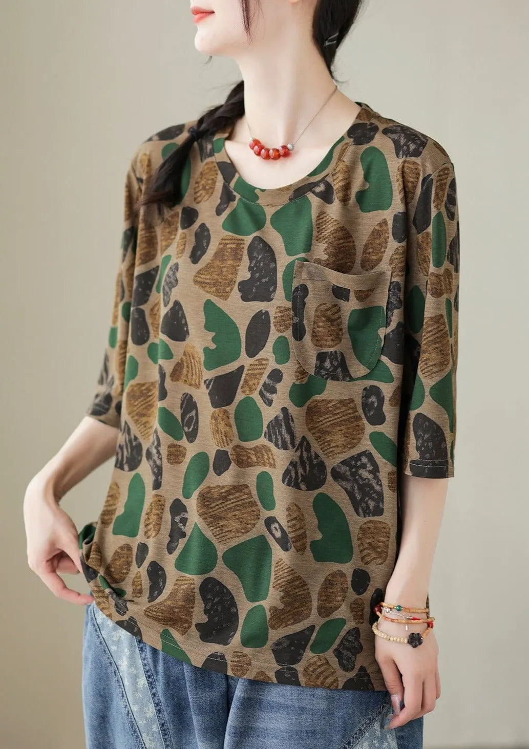 Retro Cotton Summer Tops