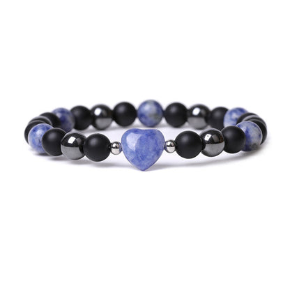 Black Onyx & Tiger Eye Protection Bracelet 8mm Beads