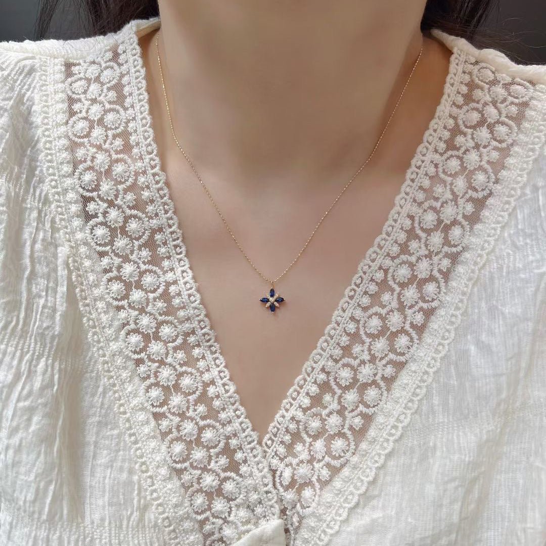 Blue Blossom Necklace
