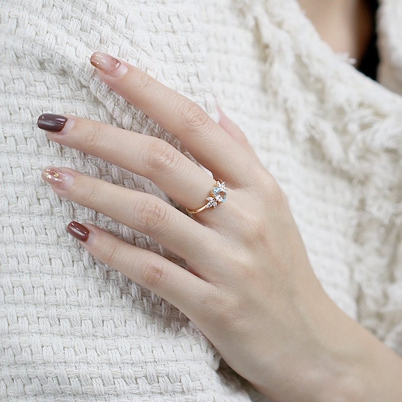 Blue Mirage Ring