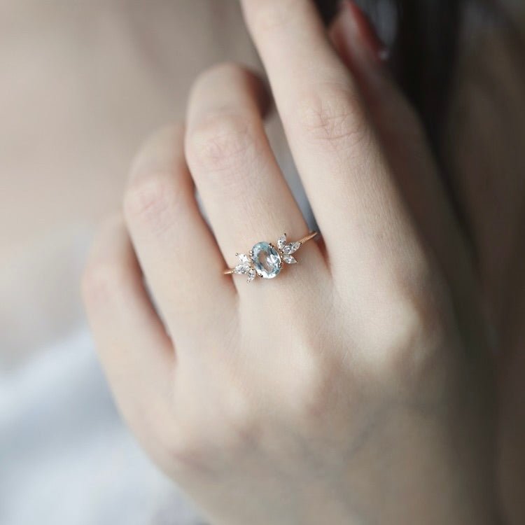 Blue Mirage Ring
