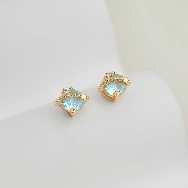 Blue Planet Stud Earrings