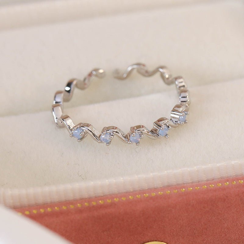 Blue Wave Ring
