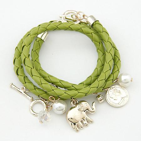 Elephant Statement Charm Bracelet
