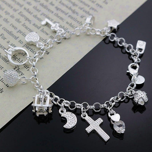 Silver Charm Bracelet
