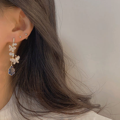 Yolanda Butterfly Drop Earrings