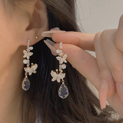 Yolanda Butterfly Drop Earrings