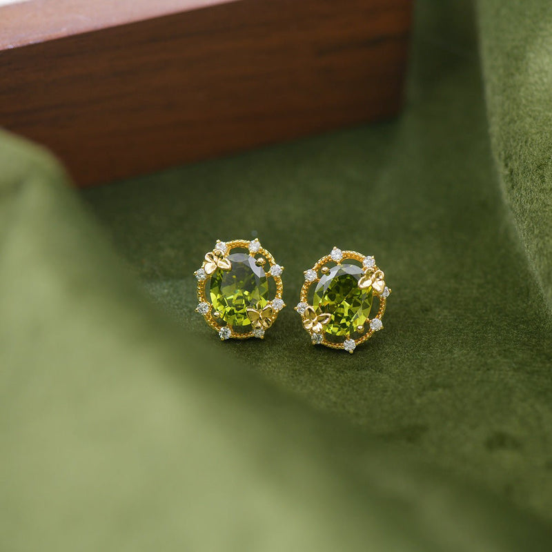Butterfly Garden Stud Earrings