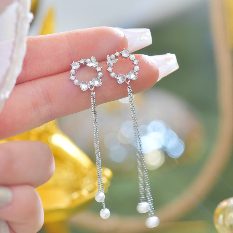 Butterfly Wreath Earrings