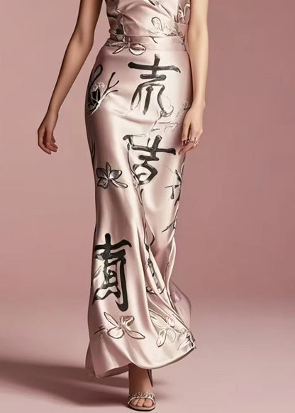 Rose Jacquard Silm Fit Silk Cami Dress Summer