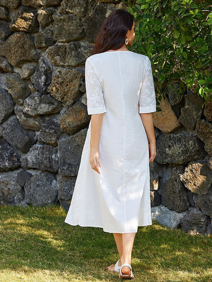 Cotton Linen Dress