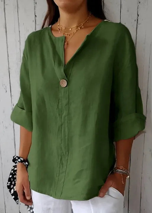 Navy O Neck Cotton T Shirts Top Summer
