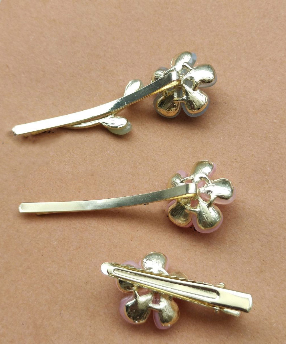 Stylish Alloy Cherry Blossom Hairpin Three-piece Set