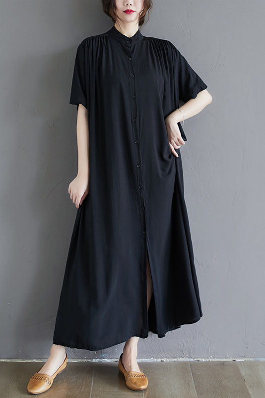 -summer Shirt Color Dress