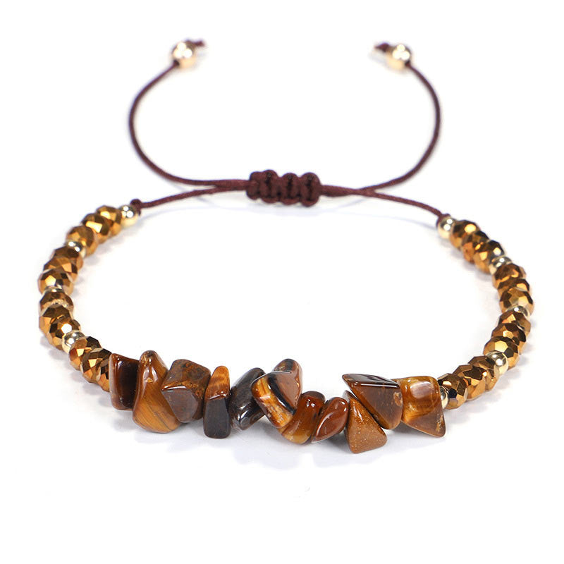 Amethyst Purify Knit Bracelet With 8mm Healing Stones