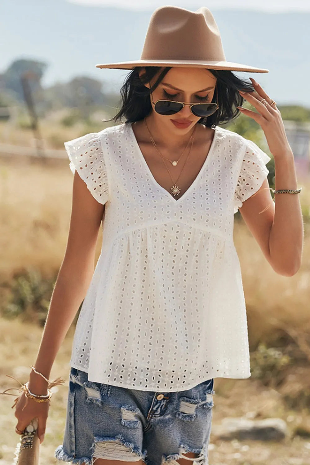 Cotton Embroidered Shirt