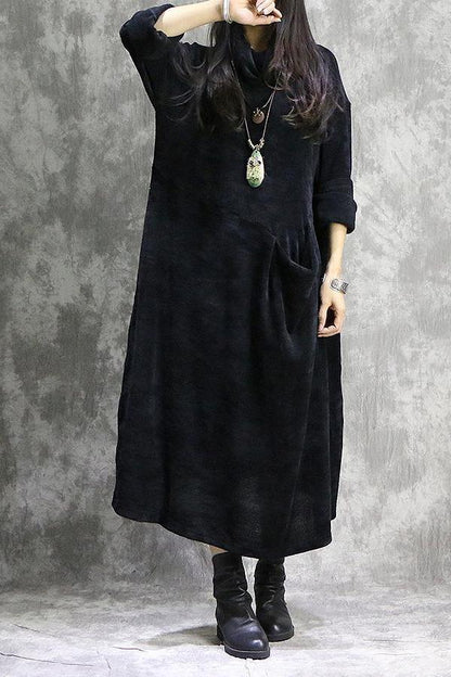High Neck Maxi Dresses Spring Clothes