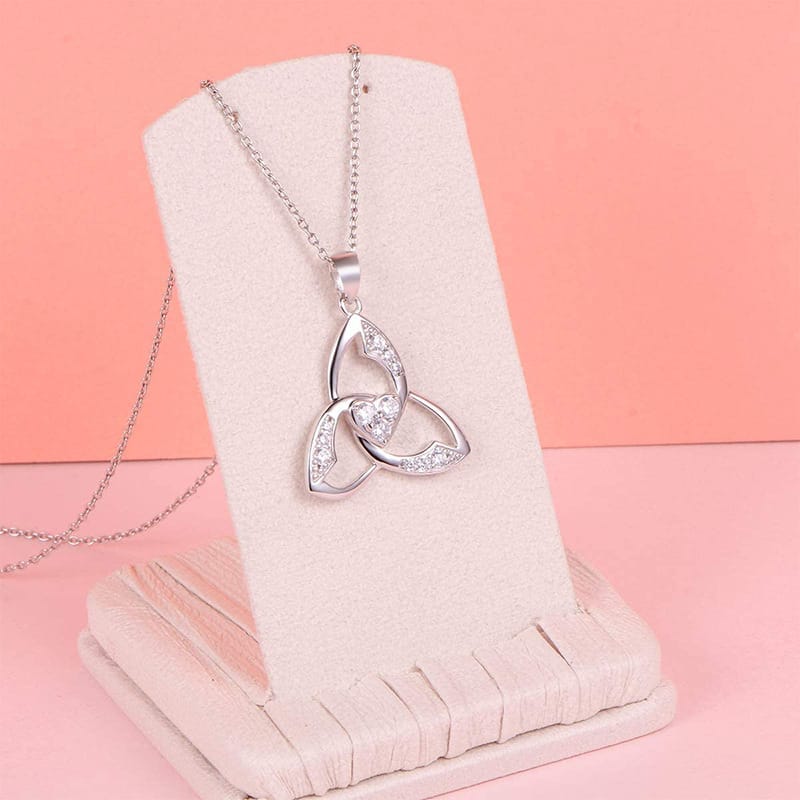 Whisper of Love & Protection Triquetra Necklace