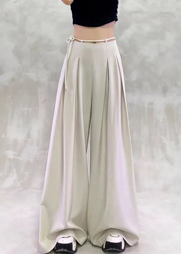 Apricot Pockets Summer Spandex Pants High Waist