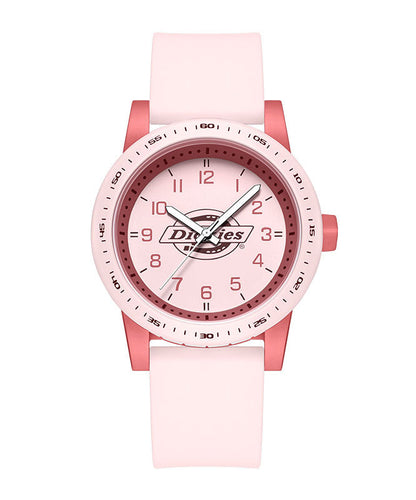 Diy Pink Silicone Rubber Quartz Movement Watches