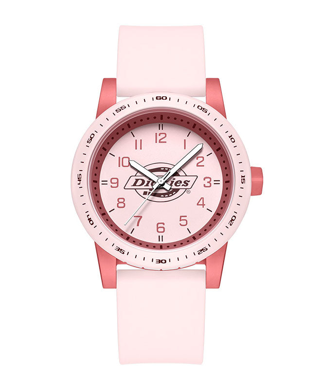 Diy Pink Silicone Rubber Quartz Movement Watches