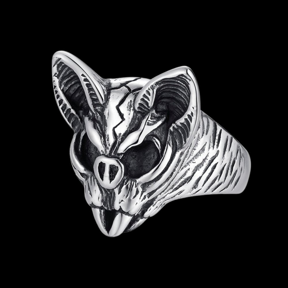 Calvarium Cat Skull Ring