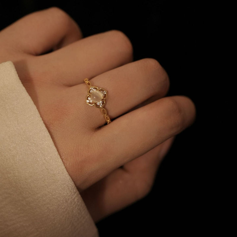 Cat's Eye Opal Ring