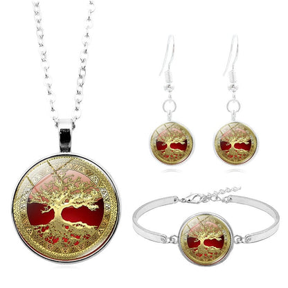 Tree of Life Jewelry Set: Embrace Nature's Mystical Power