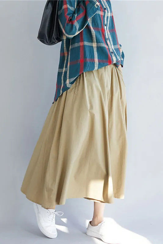 Spring Half-length Skirt A-line Skirt