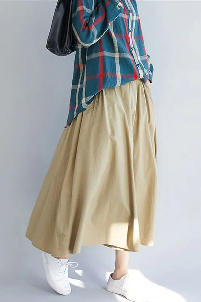 Spring Half-length Skirt A-line Skirt