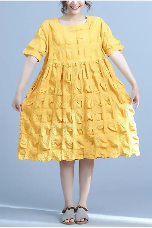 Cotton Dresses Summer Loose Clothes