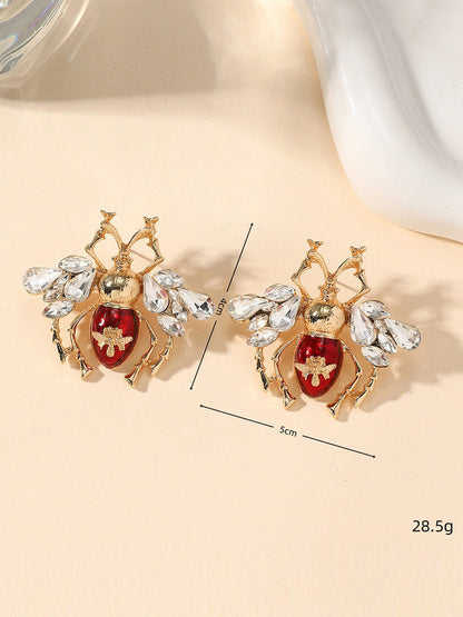Insect Shape Rhine Stones Rings Accessories