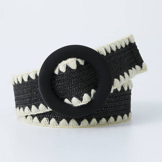 Sweet Color Block Contrast Belts