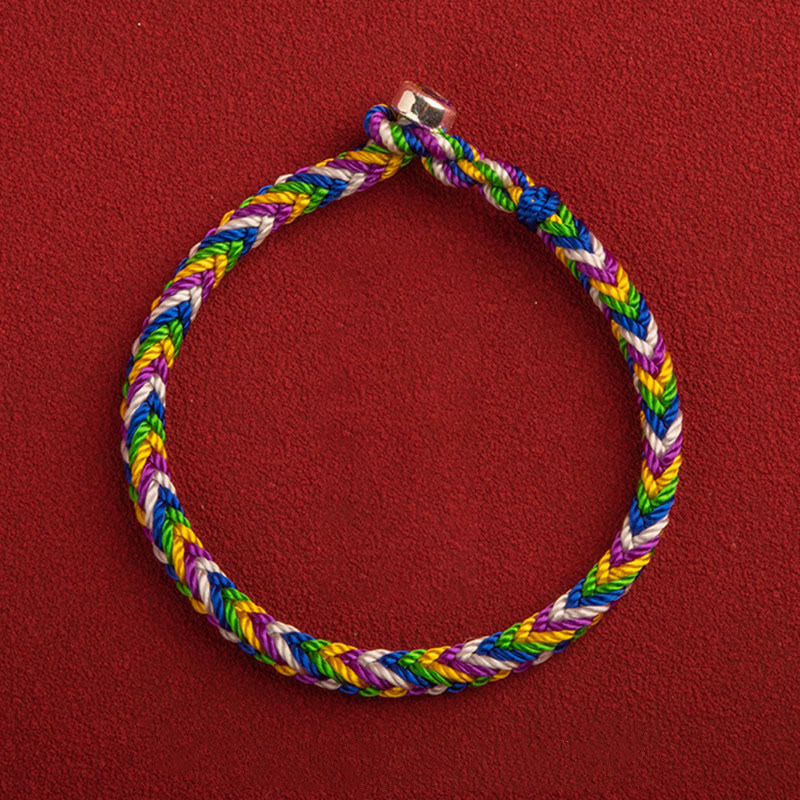 Buddha Stones "may Everything Go Your Way" Lucky Multicolored Bracelet