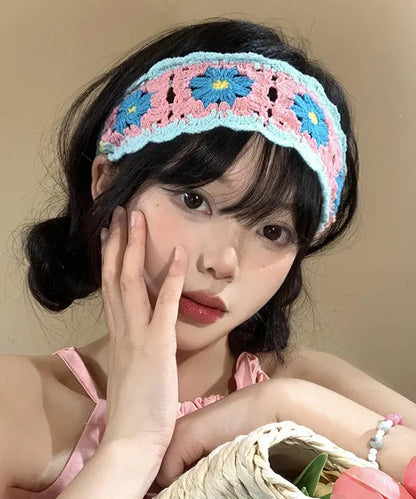 Style Colorful Hollow Out Knitted Headband