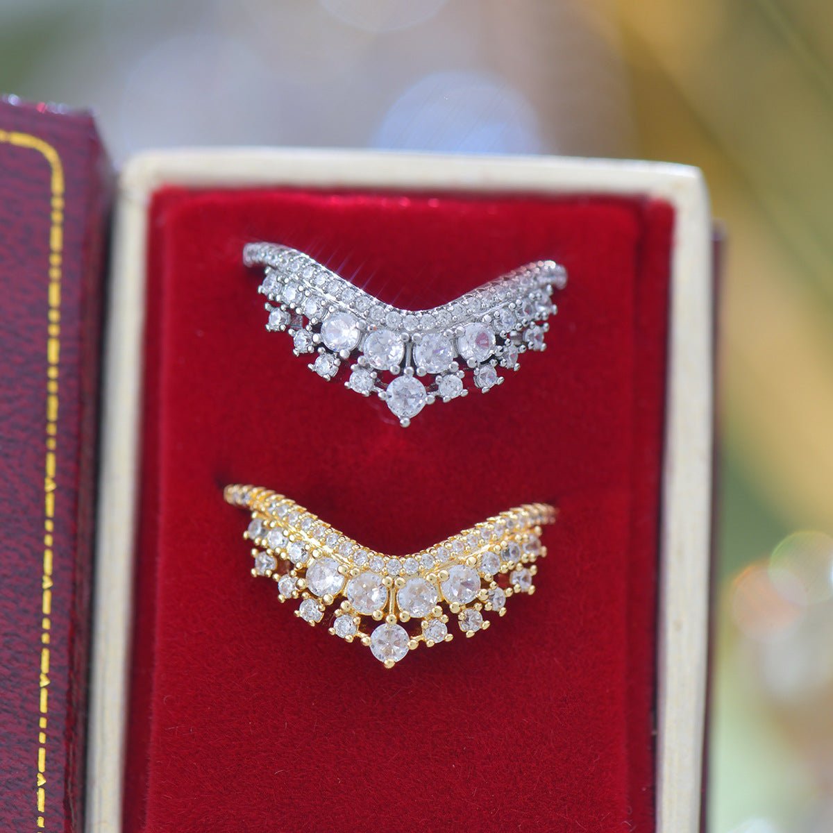 Celestia Tiara Ring in Gold