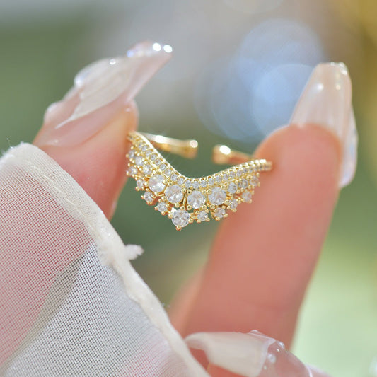 Celestia Tiara Ring in Gold