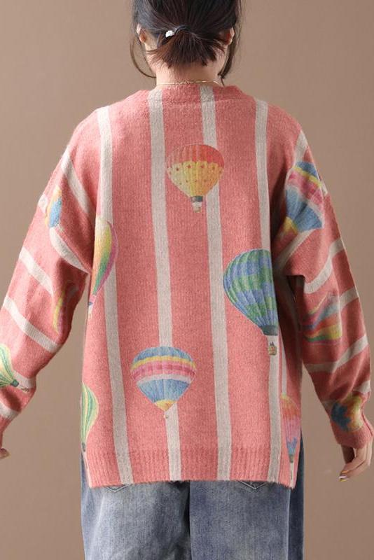 Hot Air Balloon Loose Warm Sweater