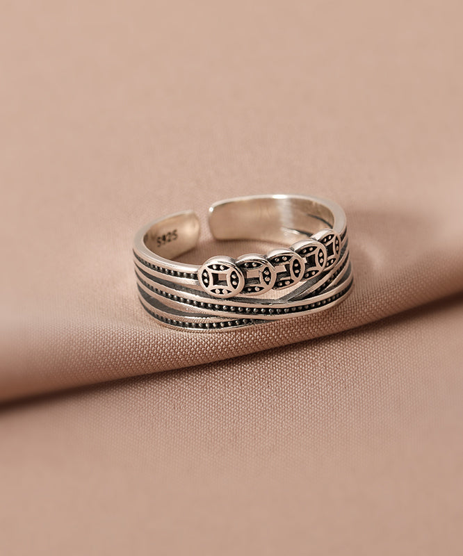 Sterling Silver Copper Coin Rings