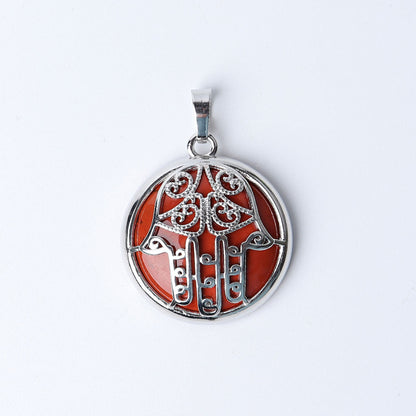 Chakra Hand Wrapped Spiritual Crystal Pendant 1.2 Inch