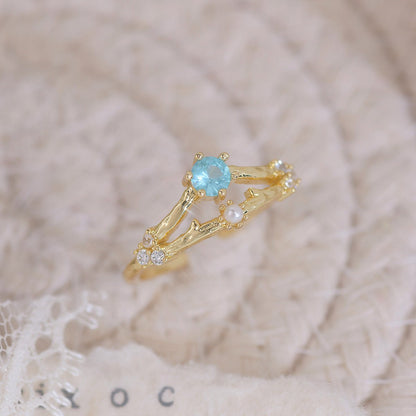 Cherry Blossom Ring Set