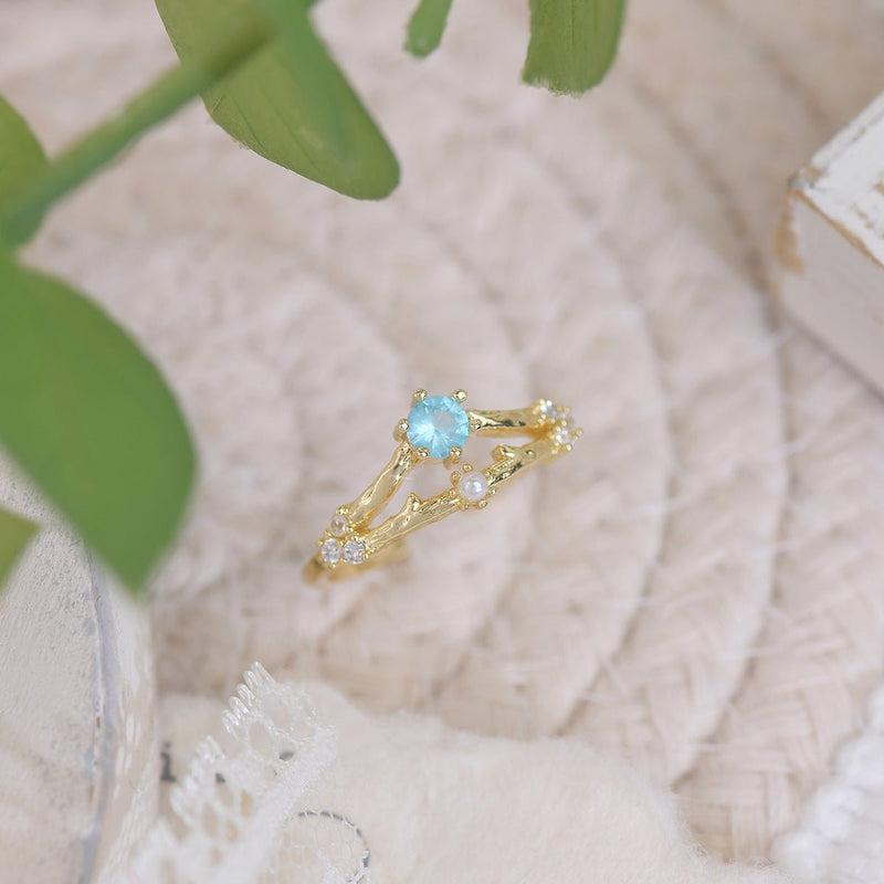 Cherry Blossom Ring Set