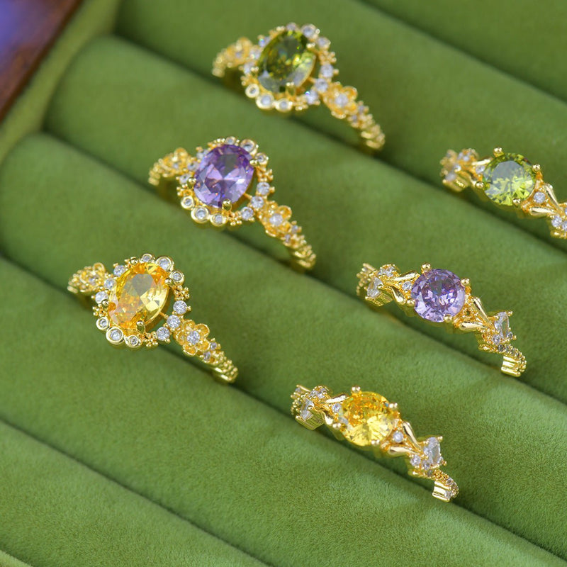 Citrine Bloom Ring